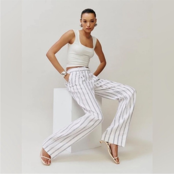 Reformation Pants - Reformation Alex Linen Pants Size 0